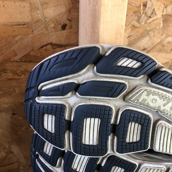 Hoka One One Bondi 6 Blue Lace Up Athletic Running Shoes Women’s 6.5 Wide - Picture 8 of 10